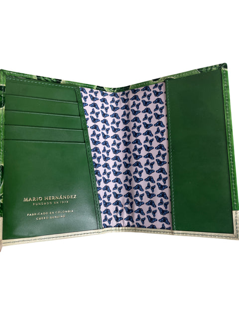 Cartera Mario Hernandez Sobre Tarjetero Cuero Verde - Talla U