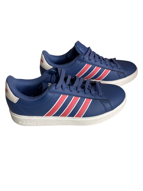 Zapatilla Adidas Suela de goma Cordones Azul - Talla 39