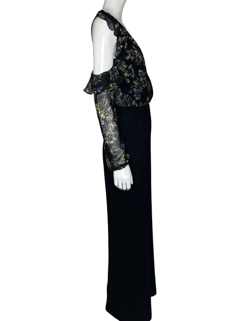 Romper Bcbgeneration Estampado Floral Negro - Talla 4