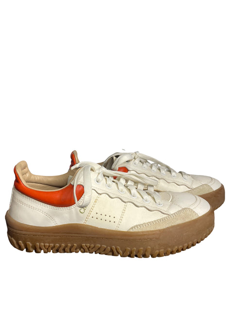 Zapatilla Chloé Franckie Plataforma Blanco - Talla 36