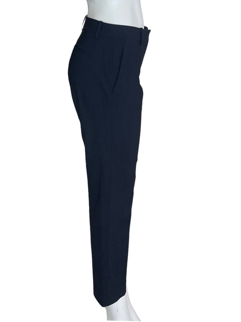Pantalón Theory Recto Bolsillo Azul - Talla 0