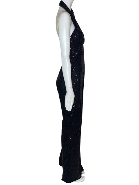 Mono Faeriesty Brillo Lentejuela Cuello v Negro - Talla L