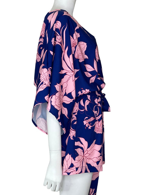 Romper Michelle Forero Estampado Floral Azul - Talla S