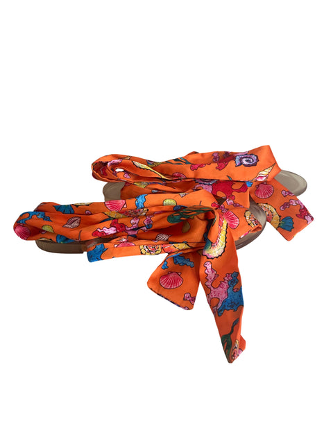 Zapato Inc Sandalia Romana Naranja - Talla 7