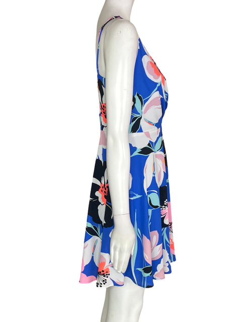 Vestido Express Estampado Tiras Suelto Azul - Talla L