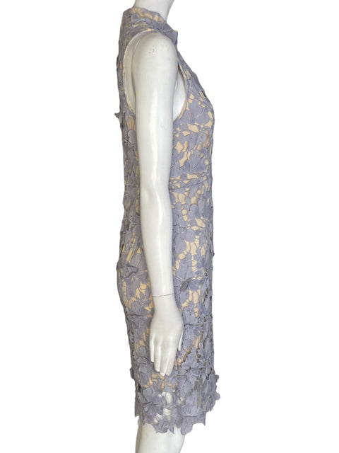 Vestido Angel Biba Mini Sin mangas Morado - Talla 10