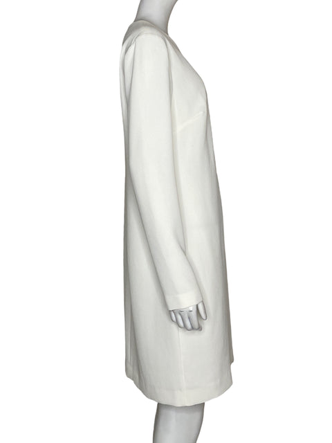 Vestido Trina Turk Lentejuelas Midi Blanco - Talla 8