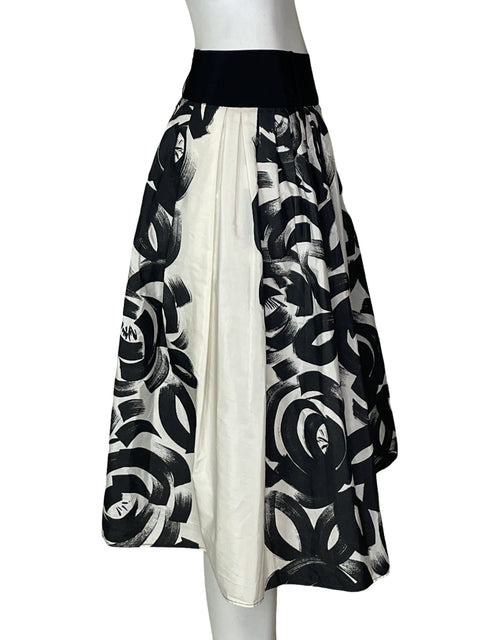 Falda Zara Plisado Midi Negro - Talla S