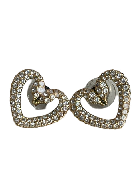 Arete Swarovski Dorado - Talla U