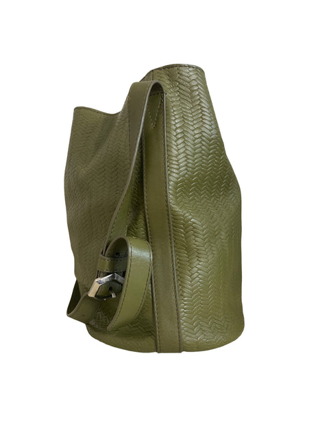 Cartera Velez Texturizado Asa corta Verde - Talla U
