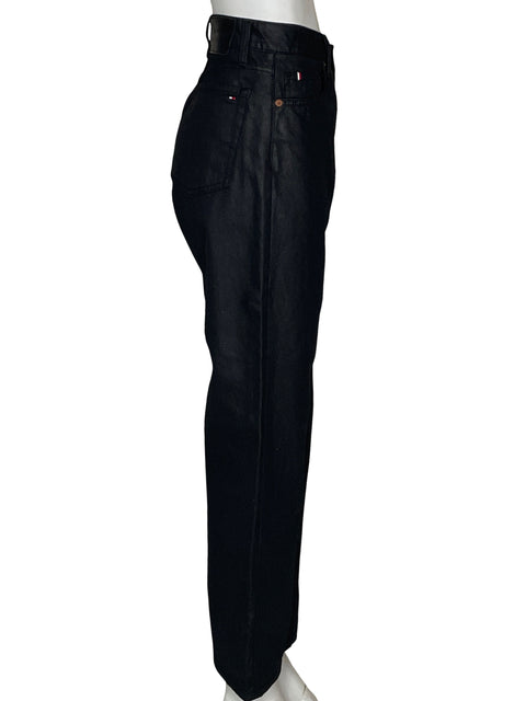 Pantalón Tommy Hilfiger Satinado Negro - Talla 28