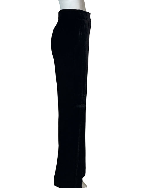 Pantalón Massimo Dutti Terciopelo Negro - Talla 4