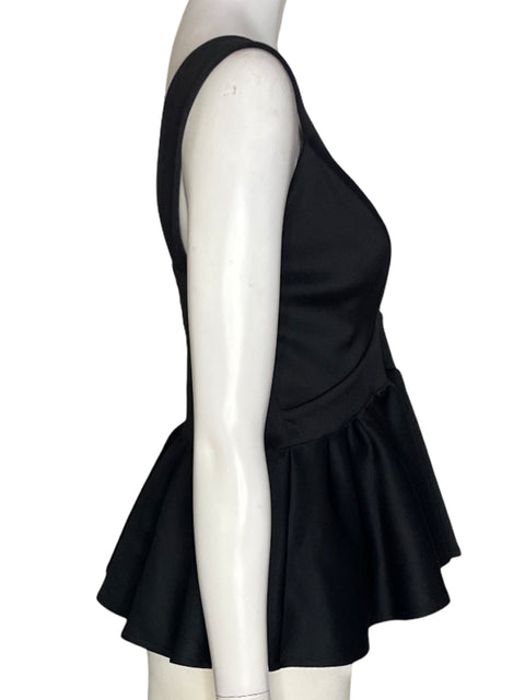 Blusa Michelle Forero Ruchas Sin mangas Negro - Talla M