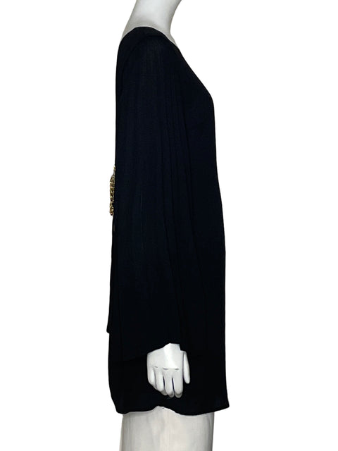 Blusa Caribbean Queen Oversize Negro - Talla M