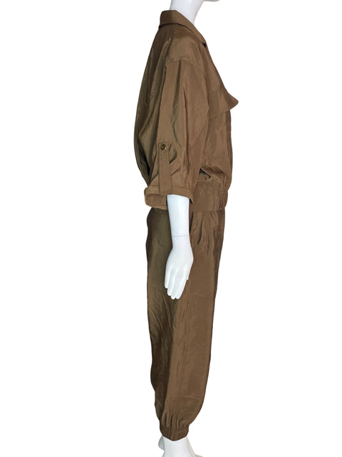 Conjunto Zara Chaqueta/pantalon Botones Marrón - Talla M