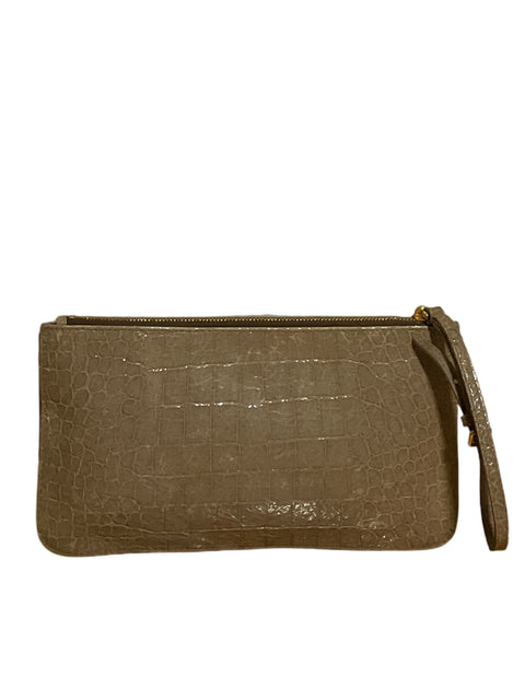 Clutch Miu Miu Clutch St. Cocco Lux Texturizado Beige - Talla U