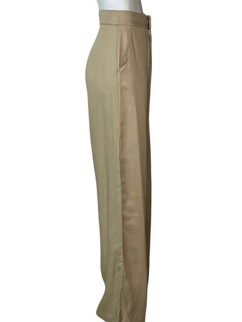 Pantalón Naf Naf Wide-leg Beige - Talla 4