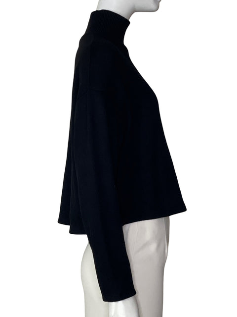 Abrigo Zara Cuello alto Negro - Talla S