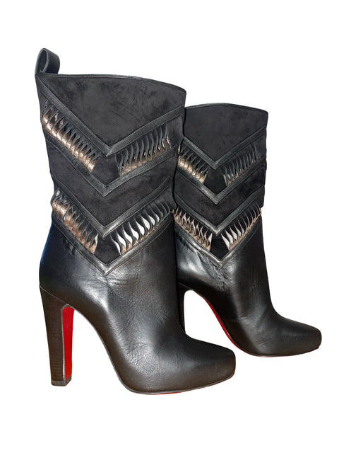 Bota Christian Louboutin Negro - Talla 38