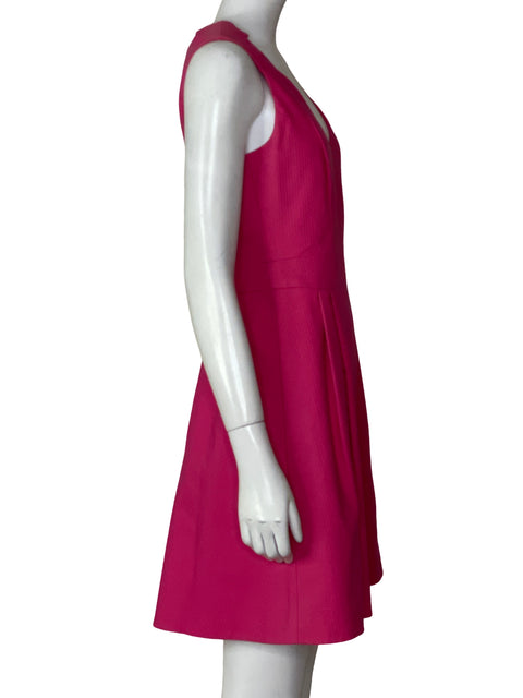 Vestido Karen Millen Plisado Rosado - Talla 6