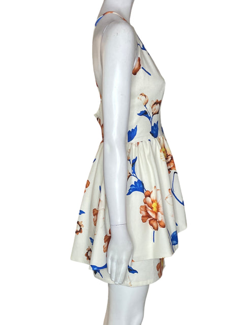 Vestido Wyldr Mini Estampado Tiras Naranja - Talla S