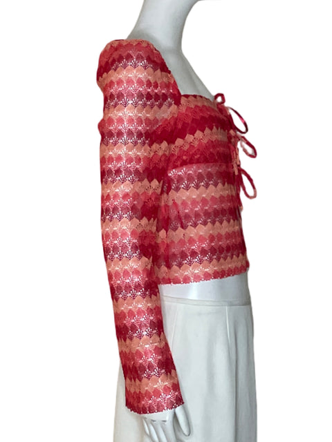 Blusa Chelsea & Violet Punto Rojo - Talla XS