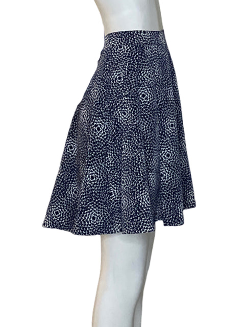 Falda Tommy Hilfiger Estampado A-line Azul - Talla 6