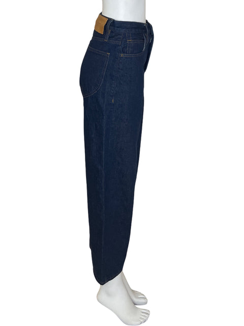 Pantalón Frame Recto Bolsillo Azul - Talla 26
