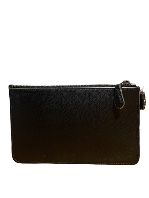 Cartera Coach Sobre Star Glitter Metalizado Negro - Talla U