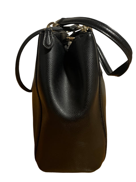 Cartera Coach Christie Carryall Liso Negro - Talla U