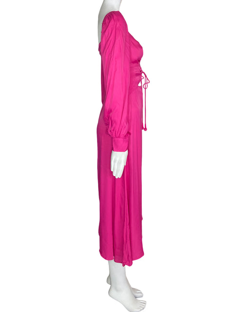 Vestido Farm Abullonado Ajustado Rosado - Talla XS