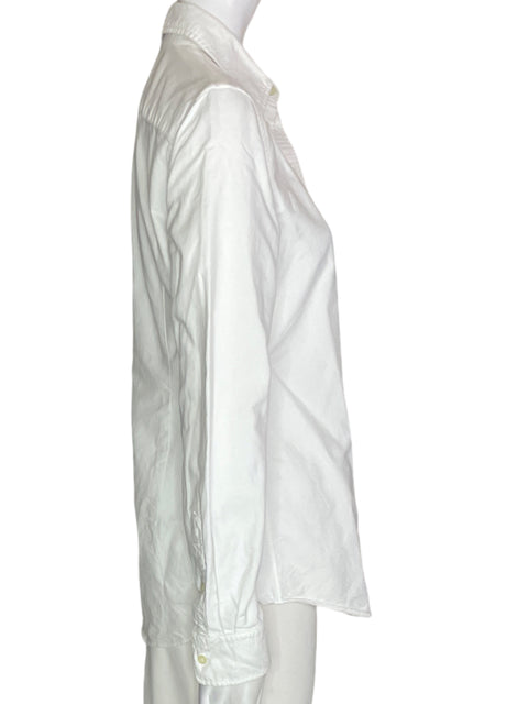Blusa Ralph Lauren Camisa Slim fit Manga larga Blanco - Talla S
