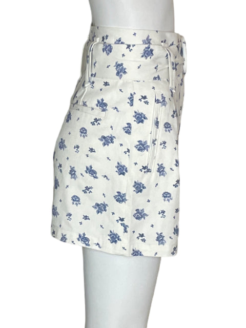 Pantalón Sezane Estampado Mini Morado - Talla 34