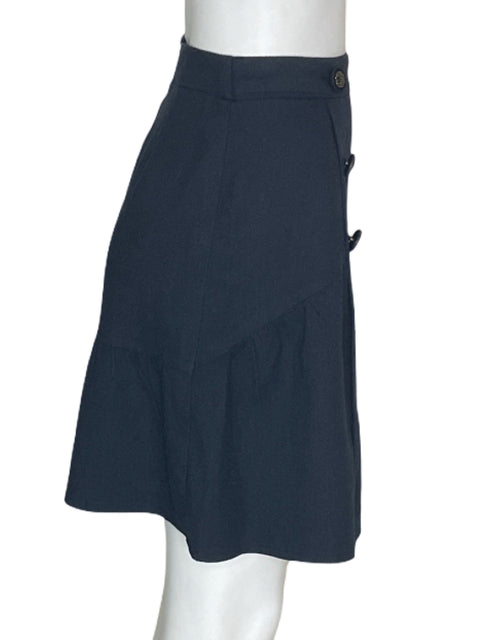 Falda Naf Naf Botones Mini Azul - Talla 36