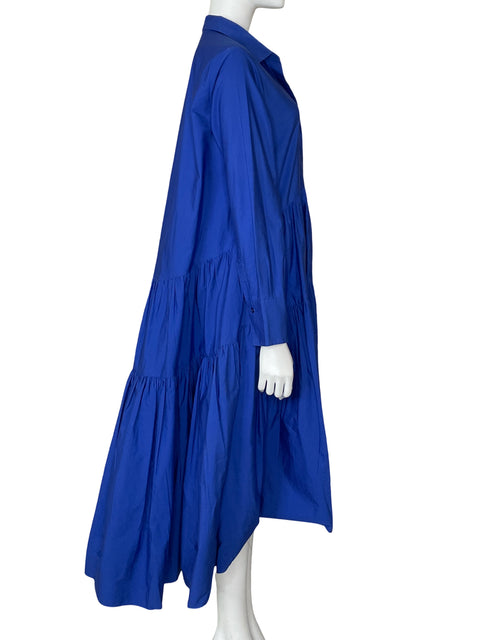 Vestido Carolina Herrera Maxi Azul - Talla L
