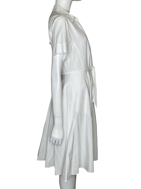 Vestido Diane Von Furstenberg Midi Blanco - Talla 4