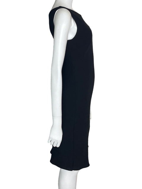 Vestido Evan-picone Oneshoulder Tiras Sin mangas Negro - Talla 6