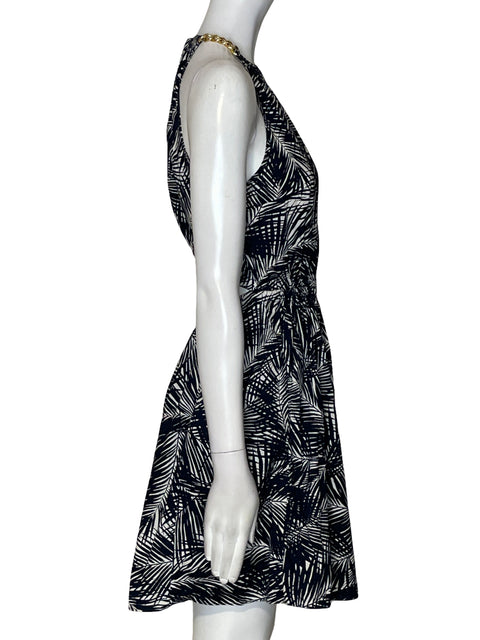 Vestido Michael Kors Estampado Azul - Talla XS