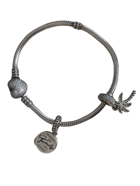 Pulsera Pandora Plateado Metalizado Plateado - Talla U