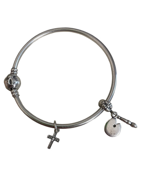Pulsera Pandora Plateado Dijes Plateado - Talla U