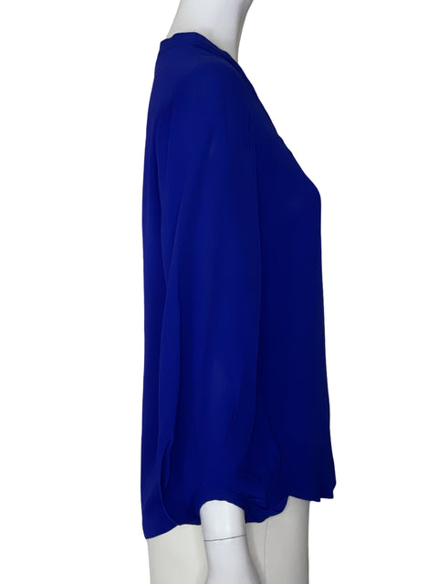 Blusa Diane Von Furstenberg Azul - Talla 0