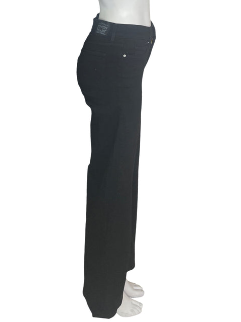Pantalón Levi's Recto Wide leg Bolsillo Negro - Talla 26