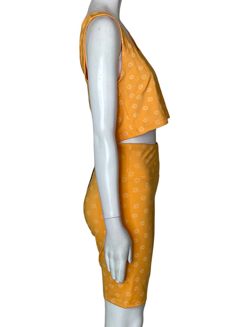 Conjunto Nanette Lepore Deportivo Estampado Naranja - Talla L