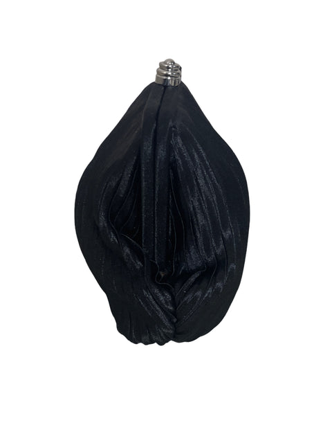 Cartera Jacqueline Ferrer Bolso de mano Plisado Satinado Negro - Talla U