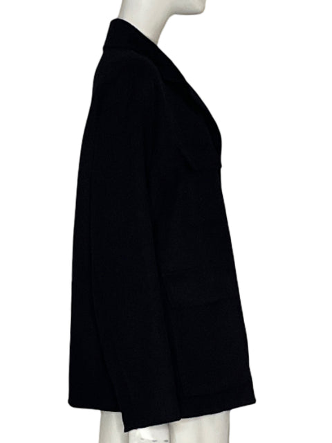 Abrigo Massimo Dutti Lana Negro - Talla S