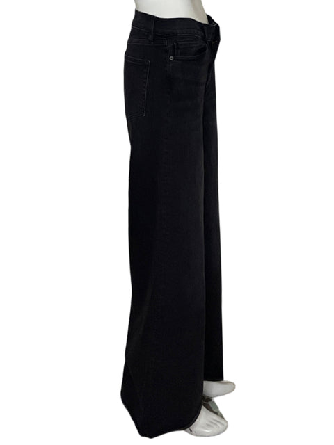 Pantalón Frame Le Palazzo Crop Negro - Talla 28