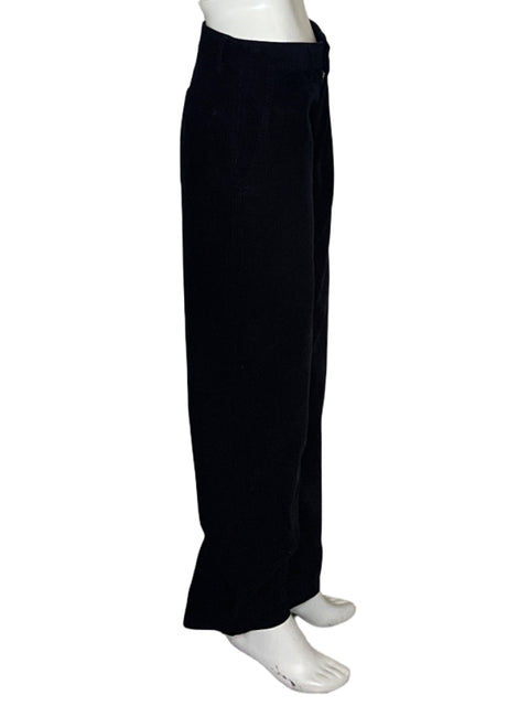 Pantalón Massimo Dutti Canale Recto Negro - Talla 4