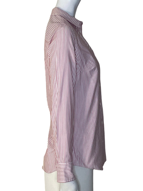 Camisa Tommy Hilfiger Rayas Rojo - Talla XS