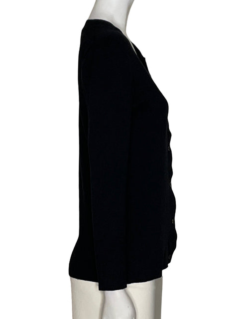 Cardigan Kate Spade Detalle De Lazo Negro - Talla S