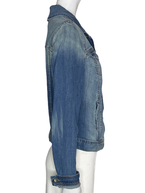Chaqueta Calvin Klein Bolsillo Manga larga Jeans Azul - Talla S